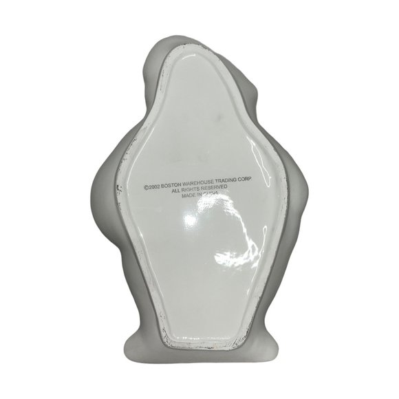 Boston Warehouse Trading Vintage 2002 Santa Claus Shaped Platter 11.5" Christmas - Picture 4 of 6